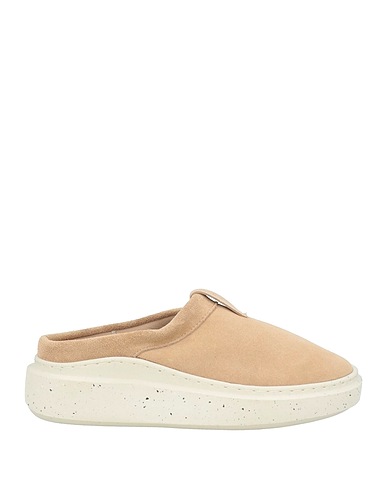 ADNO® Mules and clogs Beige Leather
