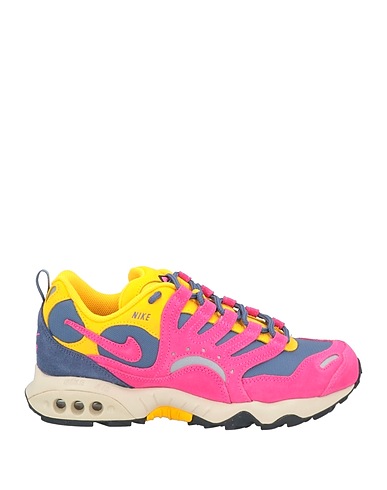 NIKE Sneakers Fuchsia Leather, Textile fibers