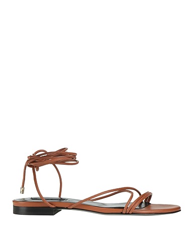 PATRIZIA PEPE Sandals Brown Leather
