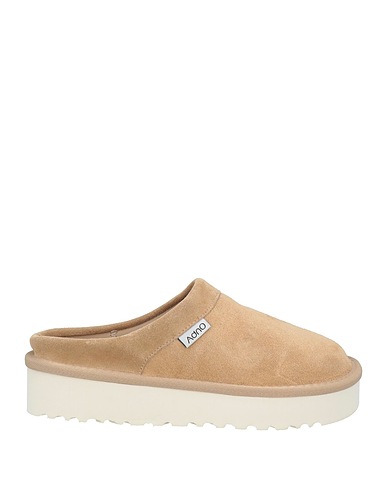 ADNO® Mules and clogs Beige Leather