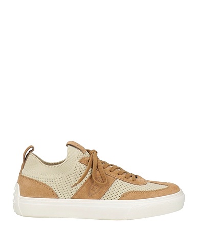 TOD'S Sneakers Khaki Textile fibres, Leather