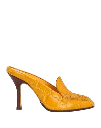 TOD'S Mules and clogs Mustard Leather