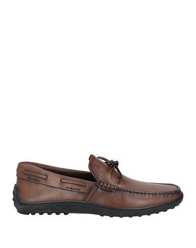 TOD'S Loafers Dark brown Leather