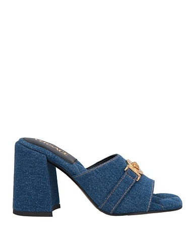 VERSACE Sandals Blue Textile fibers