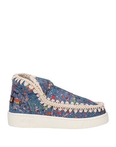 MOU Ankle boot Blue Textile fibres