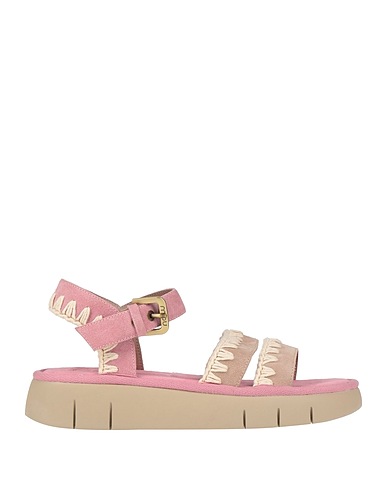 MOU Sandals Taupe Leather