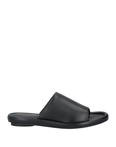PALOMA BARCELÓ Sandals Black Leather