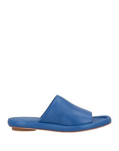 PALOMA BARCELÓ Sandals Blue Leather