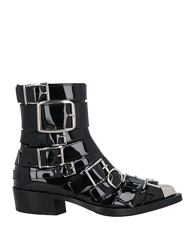 MCQUEEN Stiefelette Schwarz Leder
