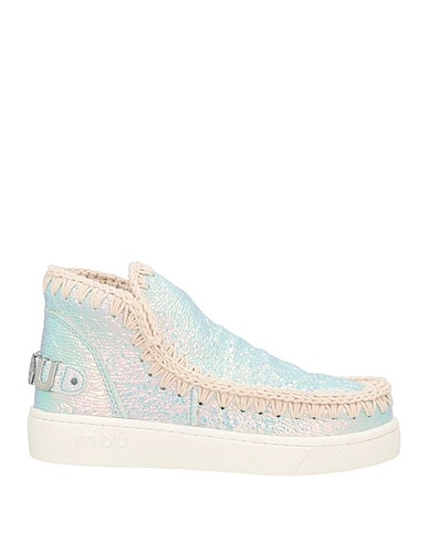 MOU Ankle boot Sky blue Textile fibers