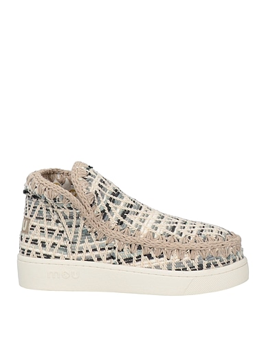 MOU Stiefelette GRIGIO CHIARO Gewebefasern