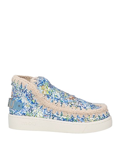 MOU Ankle boot Blue Textile fibres