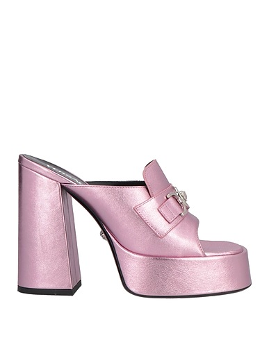 VERSACE Sandals Pink Calfskin