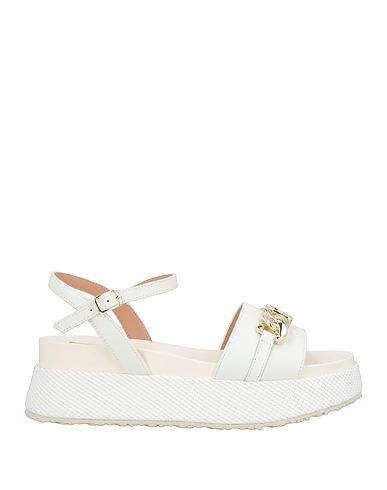 LIU •JO Sandals White 100% Calfskin