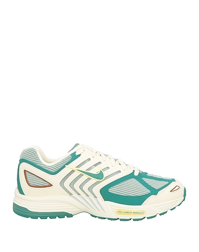 NIKE Sneakers Green Textile fibers, Leather