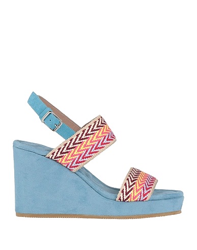 MOU Sandals Fuchsia Leather, Textile fibers