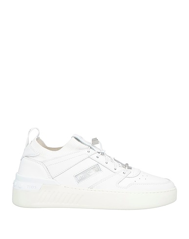 TOD'S NO_CODE Sneakers BIANCO Leather, Textile fibres