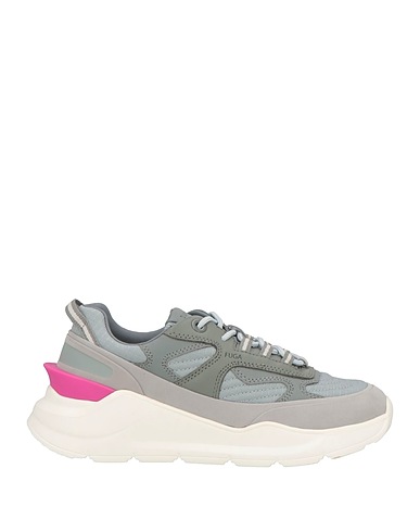 D.A.T.E. Sneakers Grey Textile fibres, Leather