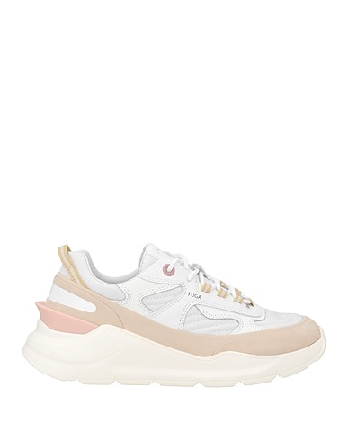D.A.T.E. Sneakers White Textile fibres, Leather