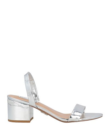 STEVE MADDEN Sandali Argento Fibre tessili