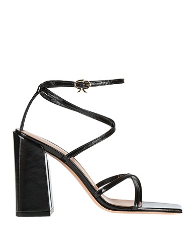 GIANVITO ROSSI Sandals Black Leather