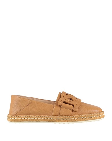 TOD'S Espadrilles Camel Leather