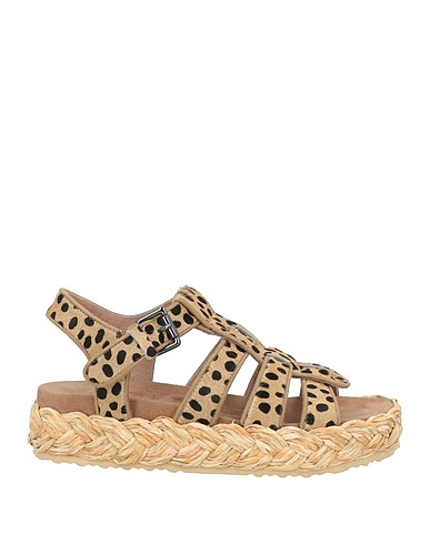MOU Espadrilles Khaki Cow leather