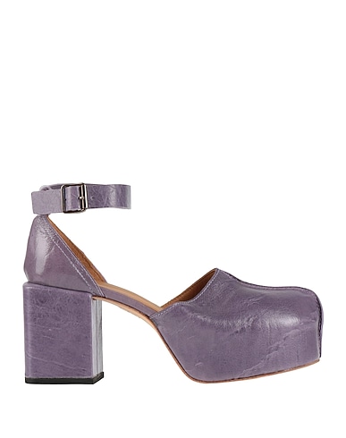 MOMA Pump Purple Leather