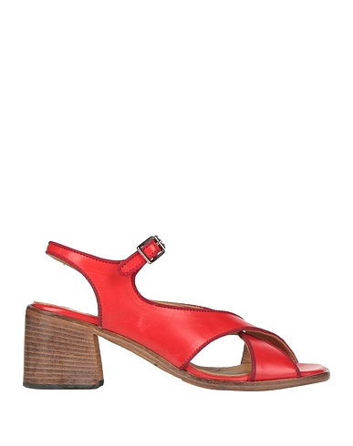 MOMA Sandals Red Leather