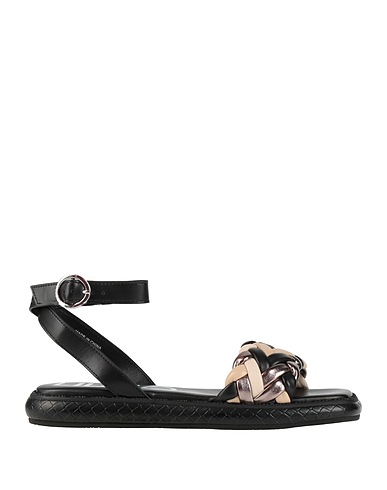 LIU •JO Sandalen Schwarz Gewebefasern