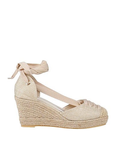 LAURA BIAGIOTTI Espadrilles Beige Textile fibers