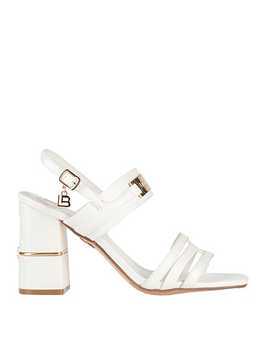 LAURA BIAGIOTTI Sandals White Textile fibres