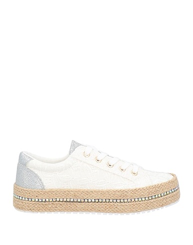 LAURA BIAGIOTTI Sneakers White Textile fibers