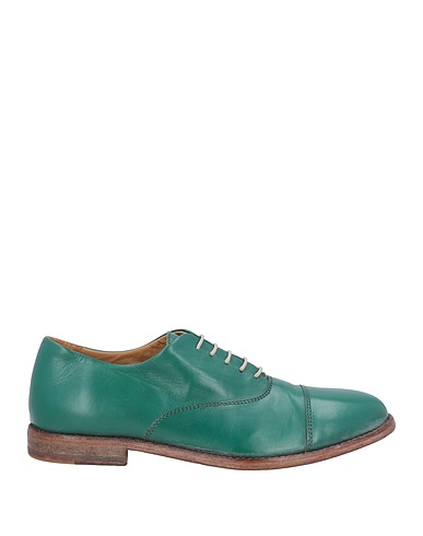MOMA Stringate Verde Pelle
