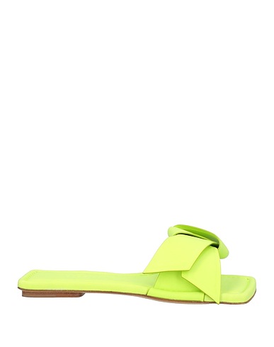 ACNE STUDIOS Sandals Lime green Leather
