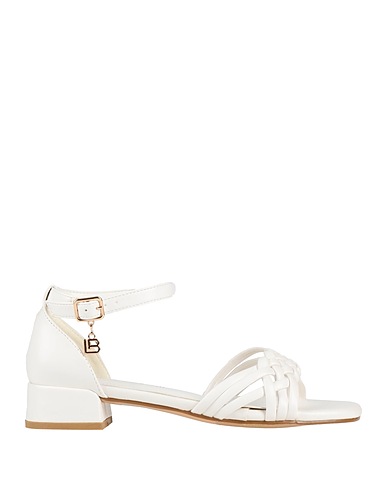 LAURA BIAGIOTTI Sandals White Textile fibres