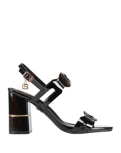 LAURA BIAGIOTTI Sandalen Schwarz Gewebefasern