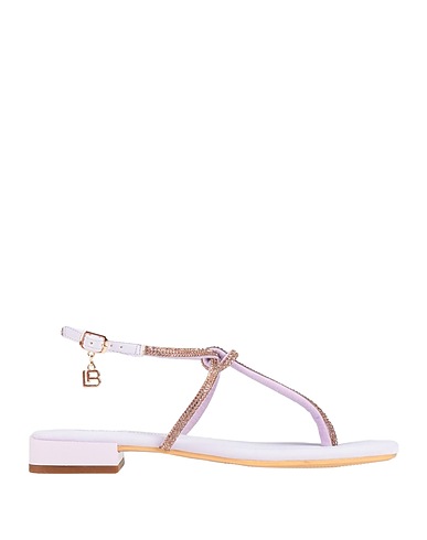 LAURA BIAGIOTTI Flip flops Lilac Textile fibers