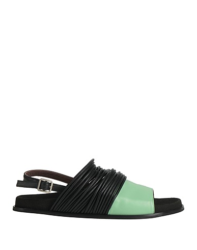 COLLECTION PRIVĒE? Sandalen Säuregrün Leder
