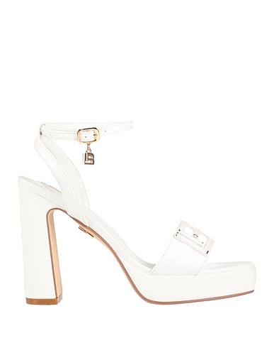 LAURA BIAGIOTTI Sandals White Textile fibres