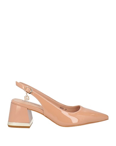LAURA BIAGIOTTI Pump Light brown Textile fibers