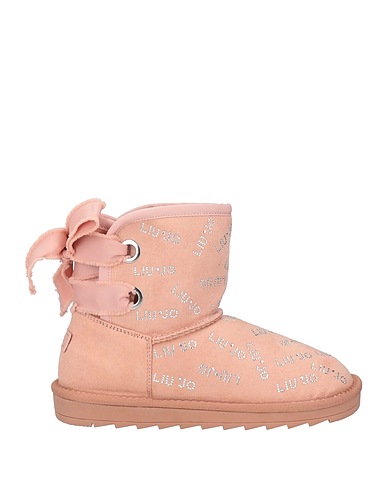 LIU •JO Ankle boot Pink Textile fibres