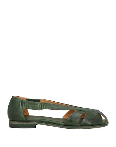 JP/DAVID Ballet flats VERDE SCURO Leather