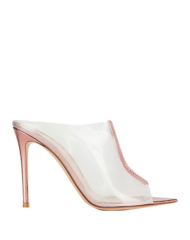 GIANVITO ROSSI Sandali Rosa Pelle, PVC - Polivinilcloruro