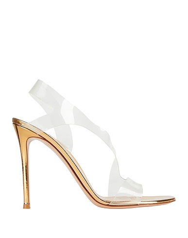 GIANVITO ROSSI Sandals Transparent PVC - Polyvinyl chloride