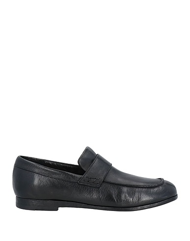 MOMA Loafers Black Buffalo leather