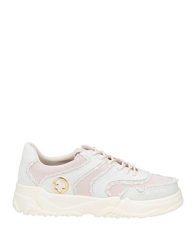 MOU Sneakers Light grey Cow leather, Textile fibers
