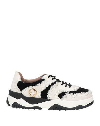 MOU Sneakers Black Cow leather, Textile fibers