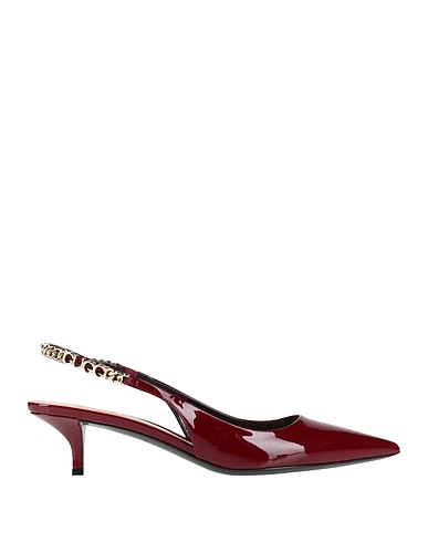 GUCCI Pump Burgundy Leather