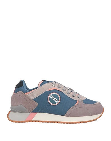 COLMAR Sneakers Μπλε αεροπορίας Ίνες υφασμάτων, Δέρμα